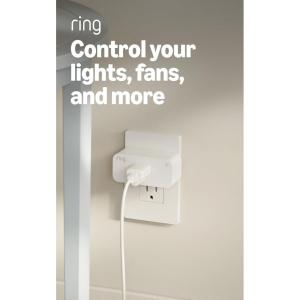 Ring Sensors: Smart Plug – Control lights and other devices, set routines, on Amazon Sidewalk, no base station needed